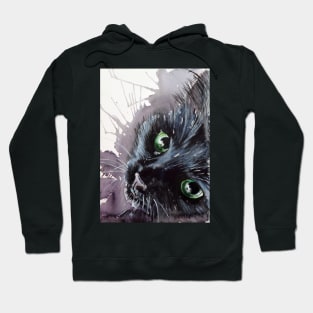 Black cat Hoodie